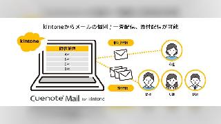 ユミルリンク、「kintone」からメール送信できる「Cuenote Mail for kintone」をリリース