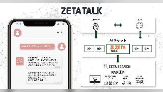ZETAがECサイト向けAIチャット「ZETA TALK」の提供。「ZETA SEARCH」のチャット拡張オプションを独立し製品化